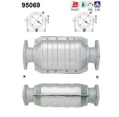 Catalizador para Toyota Corolla E10
