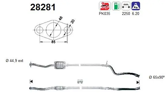 Comprar Catalizador Citroen Saxo  S0, S1 a bajo precio