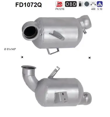 DPF para Mercedes C  W204