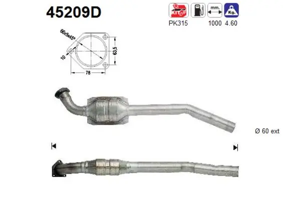 Comprar Catalizador BMW 3  E46 a bajo precio