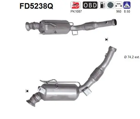 4474900083 Mercedes DPF