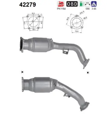 Catalizador de gasolina y diésel Audi A5  (2009-2017)