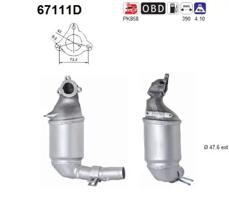 Comprar Convertidor catalítico Mito  955