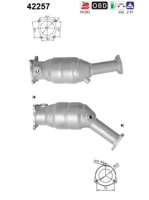 Catalizador de gasolina y diésel Seat Exeo  (2009-2013)