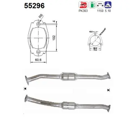 Catalizador para Citroen Jumper 244