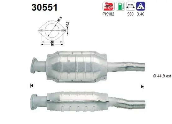 Comprar Convertidor catalítico 9  L42