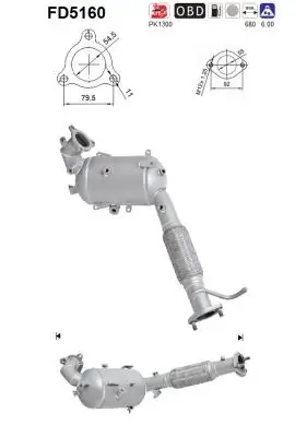 Comprar Catalizador Mitsubishi Outlander III GF, GG a bajo precio