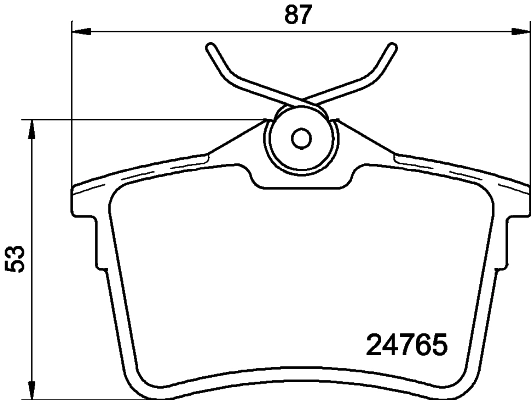 8671019156 Renault (RVI) Pastillas freno traseras