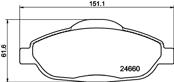 Pastillas delanteras para Peugeot 3008 I 0U