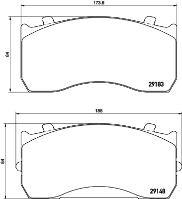 4211010 Mercedes Pastillas delanteras