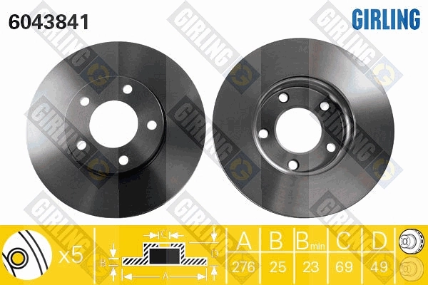 Frenos delanteros Mazda 3  desde 55,54 €