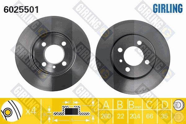 6025501 Girling
