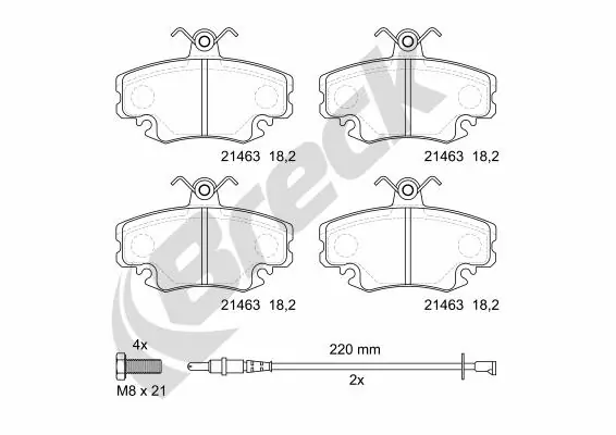 1617250880 Peugeot/Citroen Pastillas delanteras
