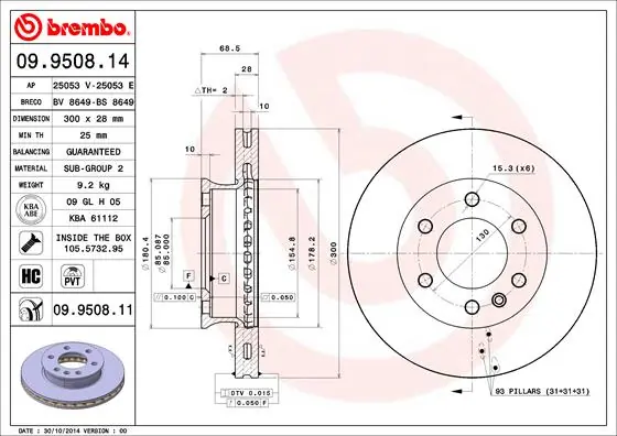 Frenos delanteros para Mercedes Sprinter II 5-t 906