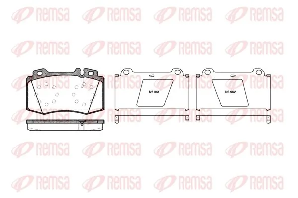 Pastillas delanteras para Mercedes CLS  C219
