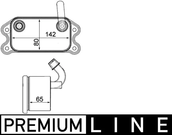 CLC101000P Mahle Original Radiador de aceite