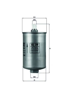 KL29 Mahle Original Filtro de gasolina