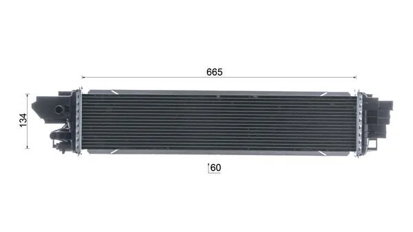 Enfriador de aire de admisión Mahle Original CI664000P