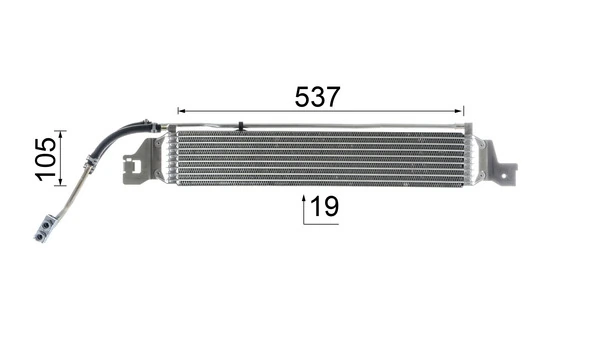 Radiador de refrigeración de la transmisión Mahle Original CLC288000P