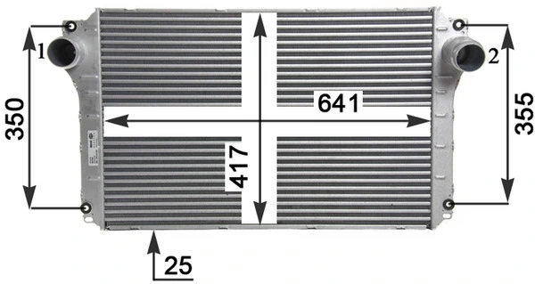 Comprar CI463000P Mahle Original Turbo intercooler