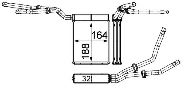 Calefactor para Ford Focus II (DB, FCH, DH)