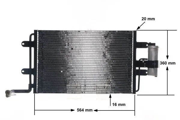 Comprar AC180000S Mahle Original Condensador de aire acondicionado
