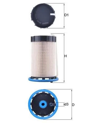 KX592 Mahle Original Filtro de gasolina