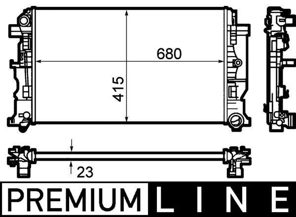 Comprar 1295001603 Mercedes Radiador de auto