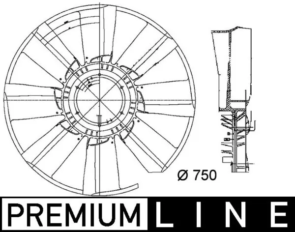 Ventilador del radiador Mercedes A0032054506 precio, desde 102,17 EUR