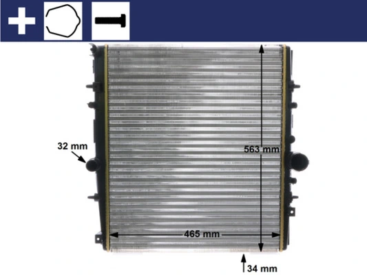 Comprar CR1437000S Mahle Original Radiador de auto