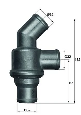 TH1680 Mahle Original Termostato de agua