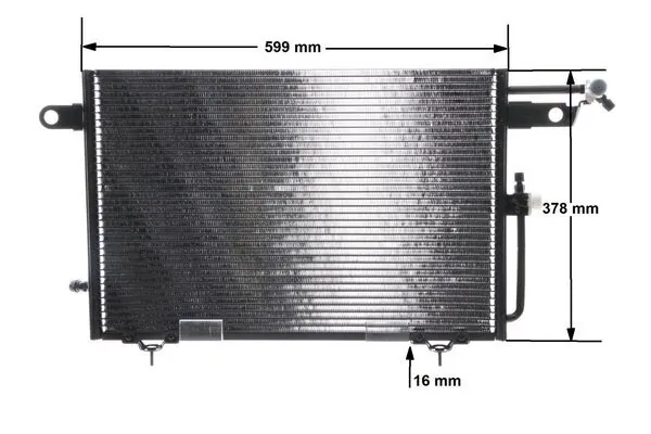 AC155000S Mahle Original Radiador de aire acondicionado