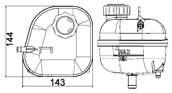 Depósito de expansión Mini Cooper  (2001-2006)