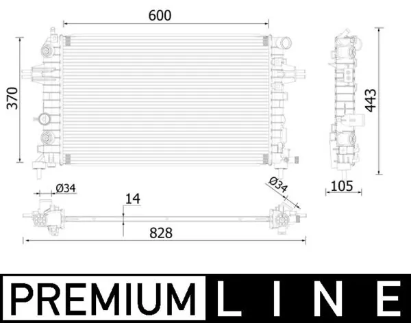 CR2226000P Mahle Original