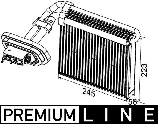 Evaporador de aire acondicionado Mahle Original AE99000P precio, desde 62,44 EUR