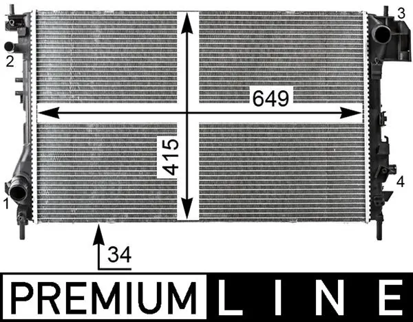Comprar 551808A7 Polcar Radiador de auto