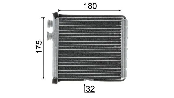 Radiador interior para Land Rover Range Rover EVOQUE L551