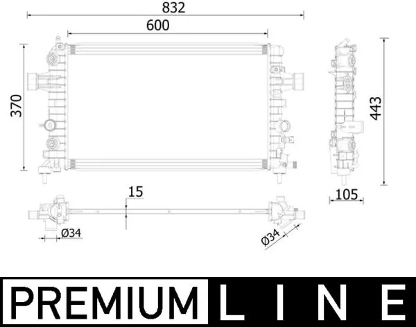 CR2224000P Mahle Original