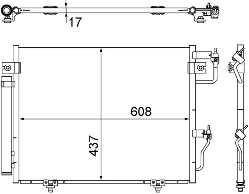 Comprar Condensador de aire acondicionado Pajero IV V80