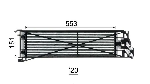CLC306000P Mahle Original Radiador de refrigeración de la transmisión
