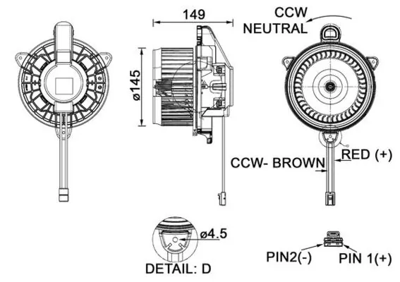 Ventilador de calefacción NRF 34569 precio, desde 78,41 EUR