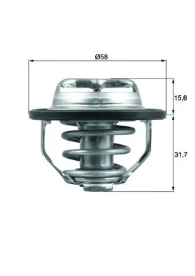 TX12282 Mahle Original Termostato de agua