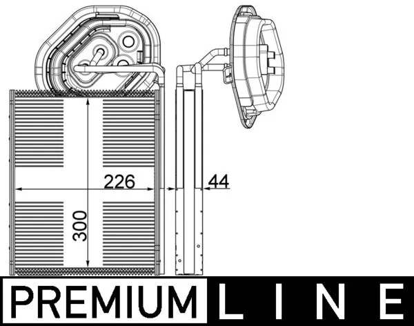 Evaporador, aire acondicionado para Mercedes S  A217