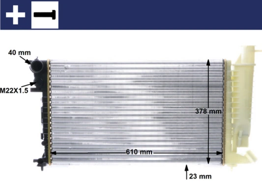Comprar CR487000S Mahle Original Radiador de auto