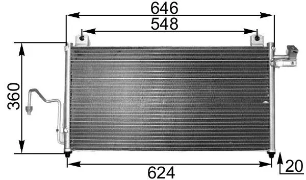 Condensador 323 VI hatchback (1998-2003) original desde 96,66 €