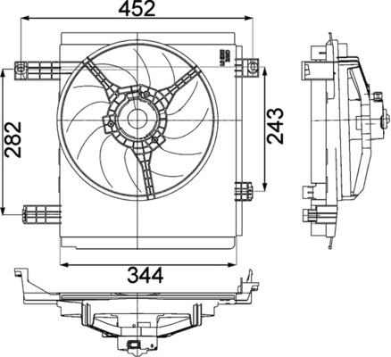 Ventilador, refrigeración motor Mahle Original CFF213000P precio, desde 147,20 EUR