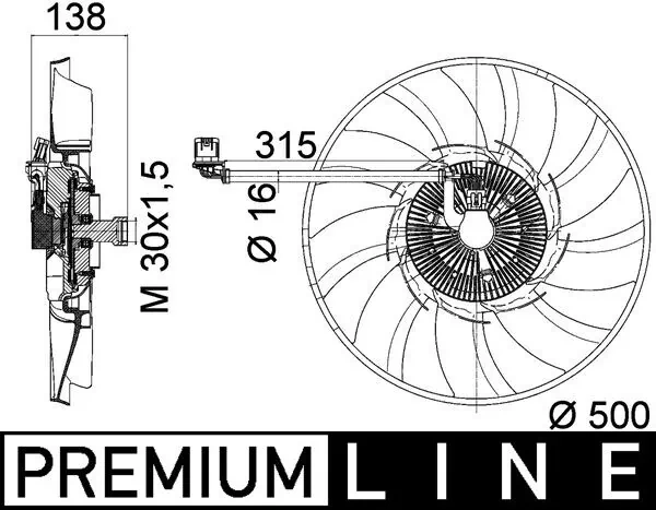  Ventilador del motor Land Rover Range Rover 