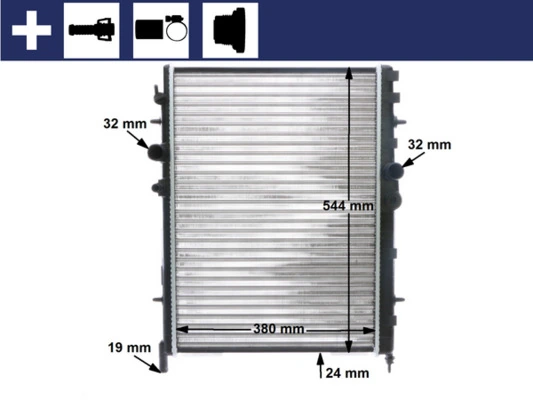 Comprar CR515000S Mahle Original Radiador de auto