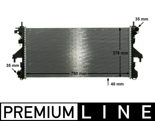 CR887000P Mahle Original Refrigeración del motor