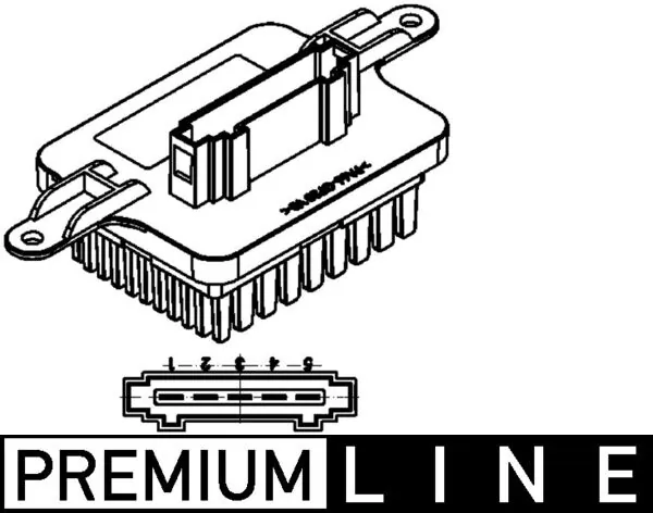 ABR59000P Mahle Original Resistencia de calefacción